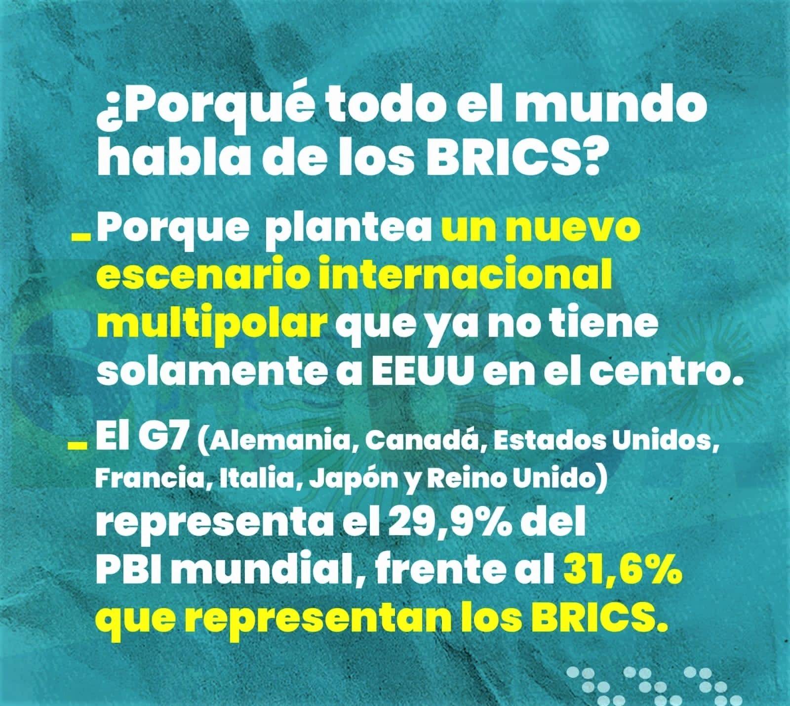 Geopol Tica Por Radio Con Pereyra Mele Brics El Fin De La